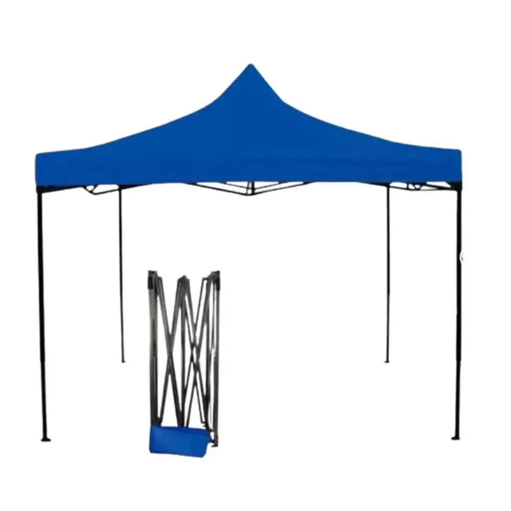 Toldo Plegable 3x3 Protección UPF 50+ Azul