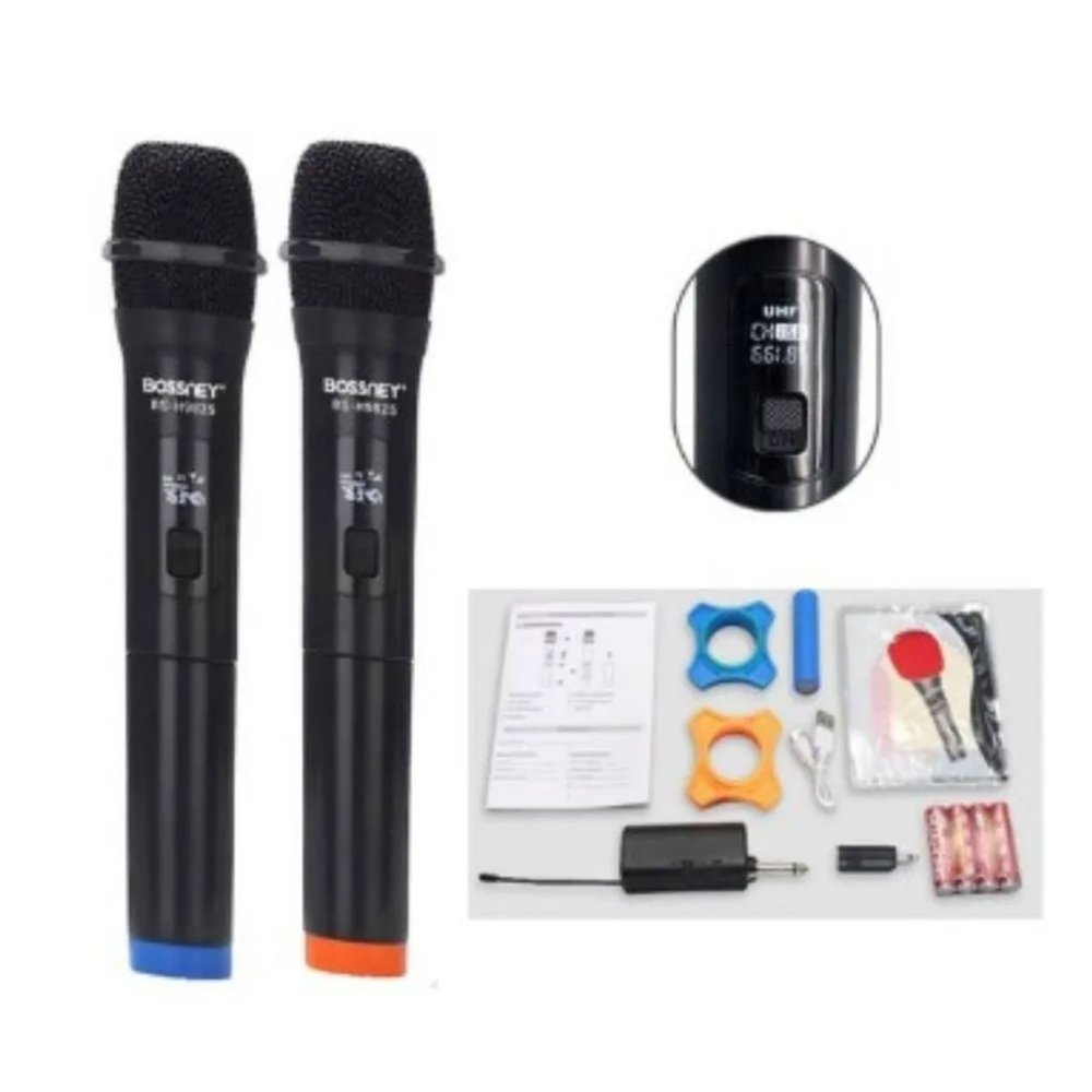 KIT DE 2 MICRÓFONOS BOSSNEY BS-H9824