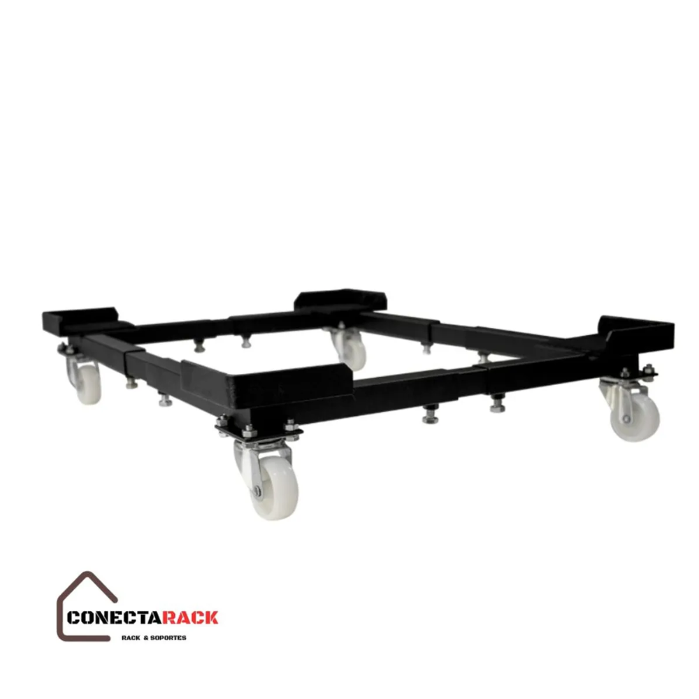 Base ajustable con ruedas para lavadora & cocina 50 hasta 80 ruedas GRIS