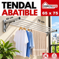 Tendal abatible de alumino conectarack 75 cm x 65 cm 5 varillas