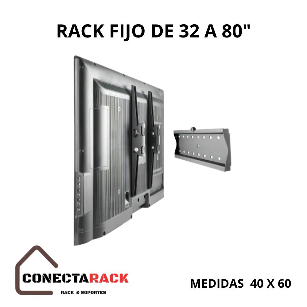 Rack fijo para de tv 32 a 80 IMPORTADO