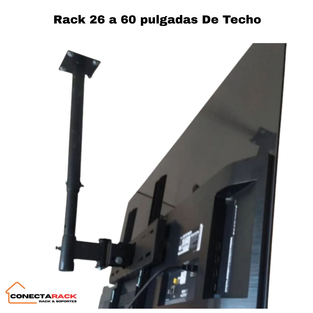 Rack De Techo para tv Colgante o Pared de 26 a 60" pulgadas Negro