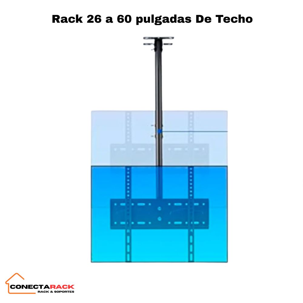Rack De Techo para tv Colgante o Pared de 26 a 60" pulgadas Negro