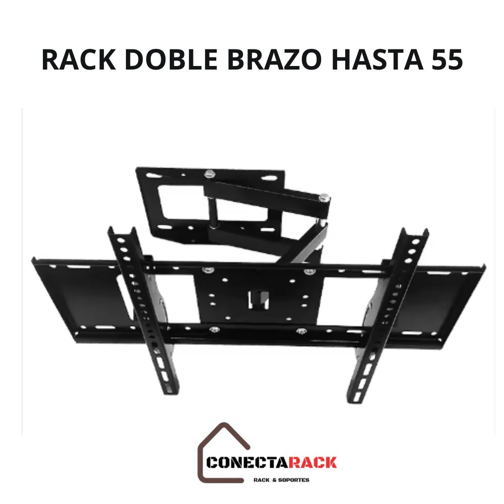 RACK DOBLE BRAZO HASTA 55