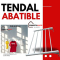 Tendedero Abatible de 60 cm x 60 xm aluminio de alta calidad.