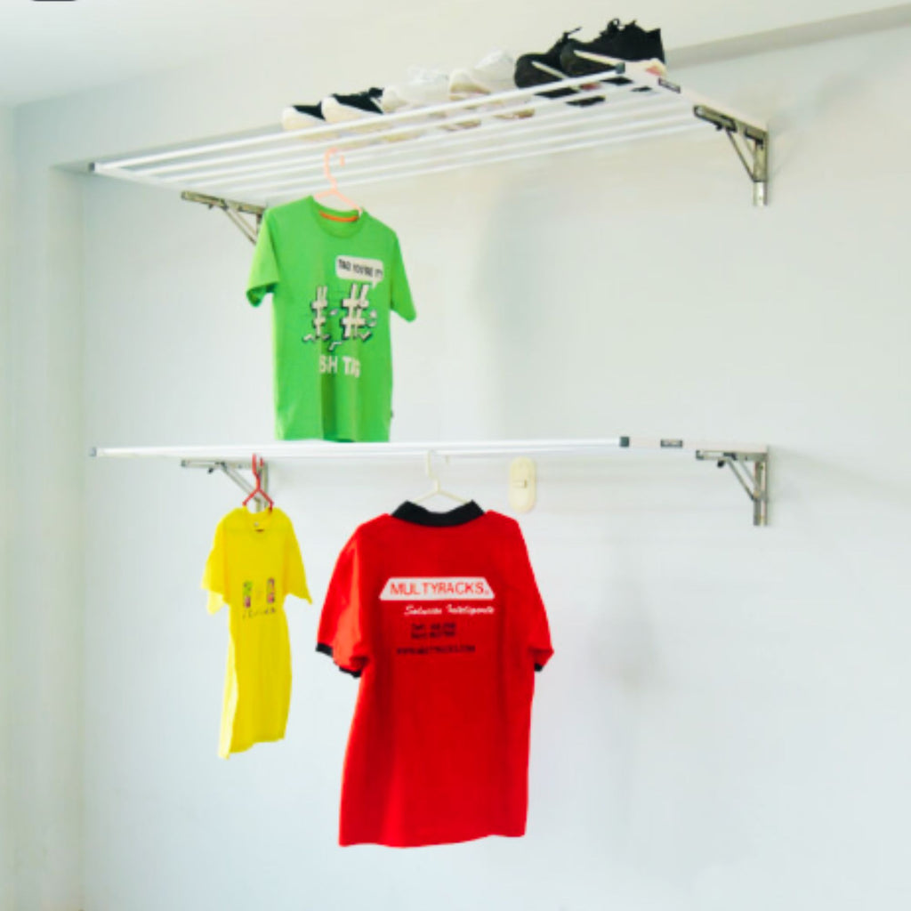 Tendal Plegable Retractil de Ropa de 7