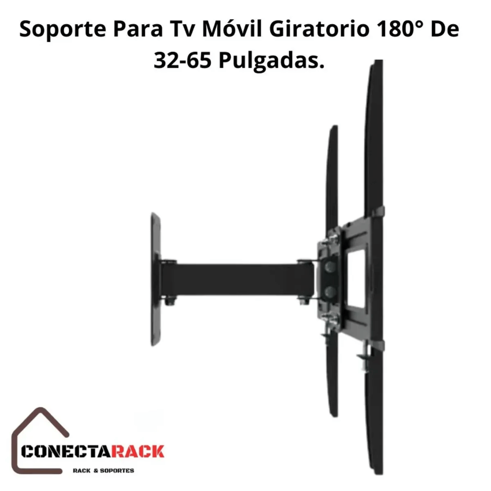 RACK PARA TV LCD O SMART DE 32 A 65 PULGADAS BRAZO ÚNICO