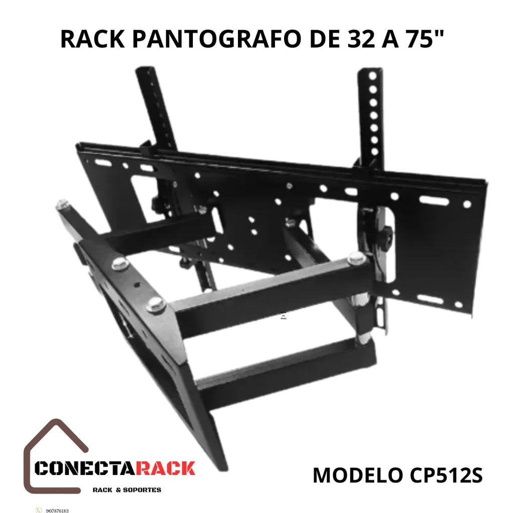 Soporte Para TV Rack Pantografo de 32 a 85 pulgadas